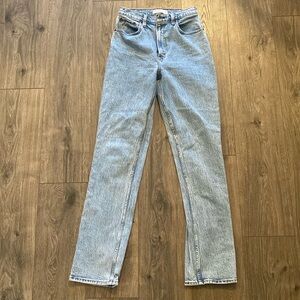 Abercrombie & Fitch The 90s Straight High Rise Jeans